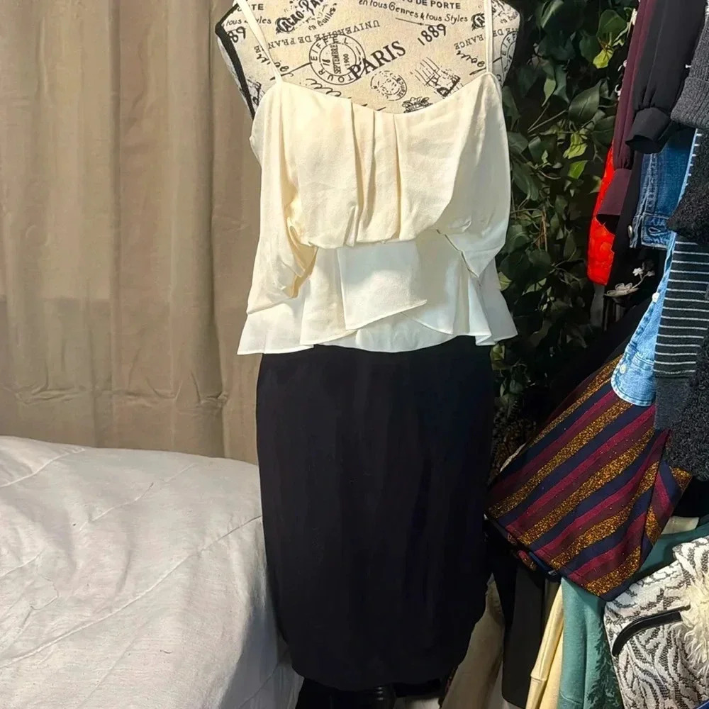 BCBG maxazaria silk blend dress
